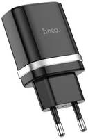 Сетевое зарядное устройство Hoco C12Q Smart, мощность Qi: 18 Вт, черный