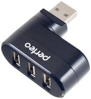 USB-Концентратор Perfeo Perfeo 3 Port, (PF-VI-H024 Black) чёрный