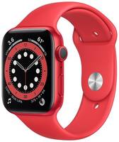 Умные часы Apple Watch Series 6 44 мм Aluminium Case GPS RU, (PRODUCT)RED Sport Band