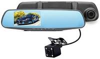 Видеорегистратор Vehicle Blackbox DVR Full HD, 2 камеры, черный