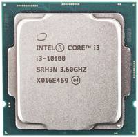 Процессор Intel Core i3-10100 LGA1200, 4 x 3600 МГц, OEM