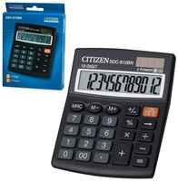 Калькулятор Citizen настольный, 12 разрядов, двойное питание, 125x102 мм (SDC-812BN)