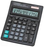 Калькулятор бухгалтерский CITIZEN SDC-664S, черный