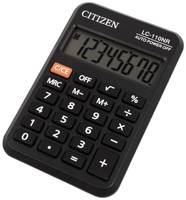 Калькулятор карманный CITIZEN LC-110NR, черный
