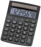 Калькулятор настольный Citizen ECC-210, 8 разр., двойное питание 150*107*35мм