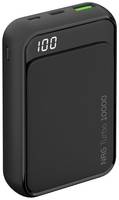 Портативный аккумулятор Deppa NRG Turbo Compact LCD, 10000 mAh, черный, упаковка: коробка