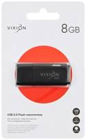 Накопитель USB Flash 08GB 2.0 VIXION Shark Eyes (черный)