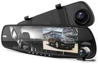 Black Box Видеорегистратор зеркало Vehicle Blackbox DVR с камерой заднего вида Full HD 1080 P цветной 4,39″ 2 камеры 5 Мп ночная съёмка