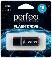 Накопитель USB 3.0 16Гб Perfeo C12, черный-test