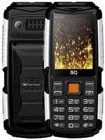 Телефон BQ 2430 Tank Power, 2 SIM, черный / серебристый