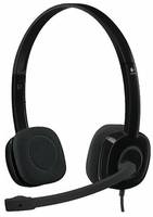 Logitech Stereo Headset H151, черный