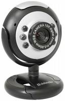 Веб-камера Defender C-110 63110, CMOS 0.3 Мп, 640x480 пикс , обзор 54°, 3.5 мм мини-джек/USB 2.0, микрофон,