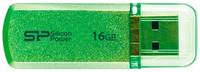 Флешка Silicon Power Helios 101 16 ГБ, 1 шт., Яблочно-зеленый