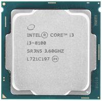 Процессор Intel Core i3-8100 LGA1151 v2, 4 x 3600 МГц, OEM