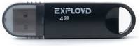 Флешка EXPLOYD 570 4 ГБ, 1 шт., black