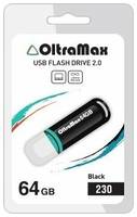 Флешка OltraMax 230 64 ГБ, 1 шт., black