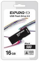 Флешка EXPLOYD 580 16 ГБ, 1 шт., black
