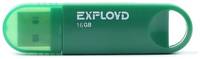Флешка EXPLOYD 570 16 ГБ, 1 шт., green