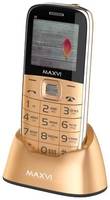 Телефон MAXVI B6, 2 SIM, золотой