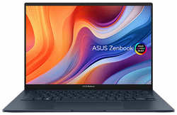 Ноутбук Asus zenbook 14 2024 AI, Intel Ultra 7-155H, 32ГБ / 1ТБ, 120hz OLED, Русская клавиатура, Синий