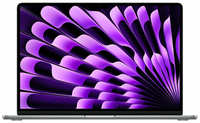 15.3″ Ноутбук Apple MacBook Air 15 2023 2880x1864, Apple M2, RAM 8 ГБ, SSD 256 ГБ, Apple graphics 10-core, macOS, MQKP3LL / A, space gray, Русская раскладка