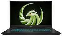 Ноутбук игровой MSI Bravo 17 C7VE-006RU 9S7-17LN11-006, 17.3″, IPS, AMD Ryzen 7 7735HS 3.2ГГц, 8-ядерный, 16ГБ DDR5, 512ГБ SSD, NVIDIA GeForce RTX 4050 для ноутбуков - 6 ГБ, Windows 11 Home