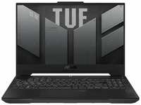 Ноутбук игровой ASUS TUF Gaming A15 FA507XI-HQ066 90NR0FF5-M004N0, 15.6″, IPS, AMD Ryzen 9 7940HS 4ГГц, 8-ядерный, 16ГБ DDR5, 512ГБ SSD, NVIDIA GeForce RTX 4070 для ноутбуков - 8 ГБ, без операционной системы, серый