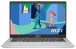 Ноутбук MSI Modern 14 C12M-240XRU Intel Core i5 1235U, 1.3 GHz - 4.4 GHz, 8192 Mb, 14″ Full HD 1920x1080, 512 Gb SSD, DVD нет, Intel Iris Xe Graphics, DOS, серебристый, 1.4 кг, 9S7-14J111-240
