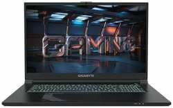 Ноутбук игровой GIGABYTE G7 MF MF-E2KZ213SH, 17.3″, IPS, Intel Core i5 12500H 2.5ГГц, 12-ядерный, 16ГБ DDR4, 512ГБ SSD, NVIDIA GeForce RTX 4050 для ноутбуков - 6 ГБ, Windows 11 Home, черный
