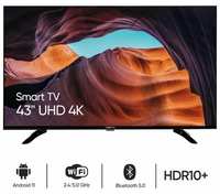 Телевизор VESTA 43V3500 43″ 4K SmartTV UHD HDR 10+, BT 5.0, Wi-Fi 2.4-5 ГГц, черный