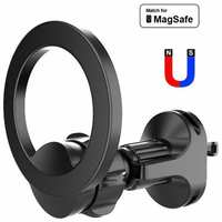 KS-is Держатель магнитный MagSafe в машину на решетку для iPhone c фиксацией кабеля