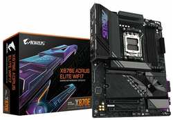 Материнская плата Gigabyte X870 AORUS ELITE WIFI7 Socket AM5, AMD X870, 4xDDR5-5200, HDMI, 3xPCI-Ex16, 4xSATA3(RAID 0/1/10), 4xM.2, 6 Ch Audio, 1x2,5GLan, (4+4)xUSB2.0, (6+2)xUSB3.2, (2+1)xUSB Type-C™, ATX, RTL уц-5-2