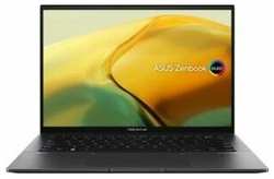 Ноутбук Asus Zenbook 14 UM3402YA-KP381W Ryzen 5 7530U 8Gb SSD512Gb AMD Radeon 14 IPS WQXGA (2560x1600) Windows 11 Home black WiFi BT Cam Bag (90NB0W95