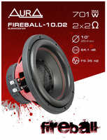Сабвуфер автомобильный AurA FIREBALL-10. D2