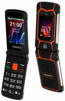 Телефон MAXVI E10, 2 SIM, оранжевый