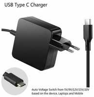 Adapteroff Блок питания для Яндекс станции 2, 20V 3.25A, 65W TYPE-C