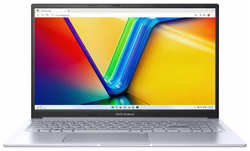 Ноутбук ASUS Vivobook 16X K3604ZA-MB074, 16″ (1920x1200) IPS / Intel Core i3-1220P / 8ГБ DDR4 / 512ГБ SSD / UHD Graphics / Без ОС, серебристый (90NB11T2-M00340)