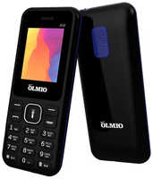 Телефон OLMIO A12, 2 SIM, черно-синий