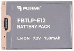 Аккумулятор Fujimi FBTLP-E12 (схожий с Canon LP-E12) 750mAh Type-C 1756