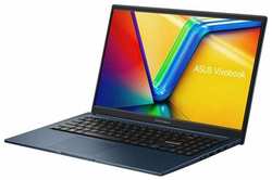 15.6″ Ноутбук ASUS Vivobook 15 , Intel Core i3-1215U (1.2 ГГц), RAM 8 ГБ, SSD 512 ГБ, Intel UHD Graphics, No Os, Quiet Blue , Rus KB