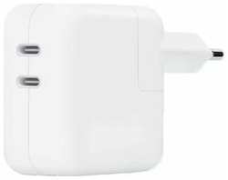 Зарядное устройство USBC Dual USB-C, 35Вт, защита от перенапряжения