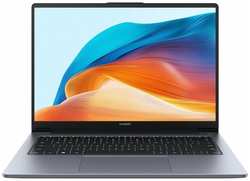 Ноутбук Huawei MateBook D 14 Core i5 12450H 8Gb SSD512Gb Intel UHD Graphics 14″ IPS FHD (1920x1080) noOS grey space WiFi BT Cam (53013XFA)