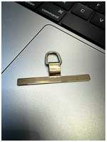 Rolligator Держатель шнурка телефона стальной золотой узкий