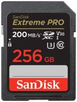 Карта памяти SanDisk SDXC 256 ГБ Class 10, V30, A2, UHS-I U3, RU, 1 шт., черный