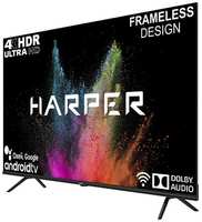 Телевизор Harper 55U770TS (54.6″ / 3840x2160 / HDMI, USB / DVB-T2 / WiFi / SmartTV / - / Черный UHD 4K)