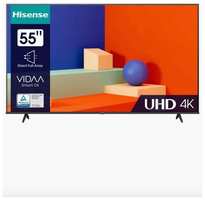 Hisense LED телевизор 55A6K, 55″, 4K UHD, Smart TV, черный