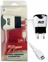 Сетевое зарядное устройство AVS с micro USB TMC-111 (1,2А)