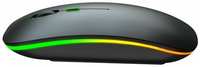 Мышь беспроводная RGB (USB/Bluetooth, аккум) Орбита OT-PCM66 Черная