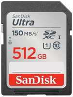Карта памяти Sandisk Ultra SDXC Class 10 UHS-I U1 512Gb 150 MB/s