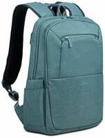 RIVACASE 7760 aquamarine ECO Рюкзак для ноутбука 15,6″ с внутренним отделением для планшета до 10.1″ из водоотталкивающей ткани